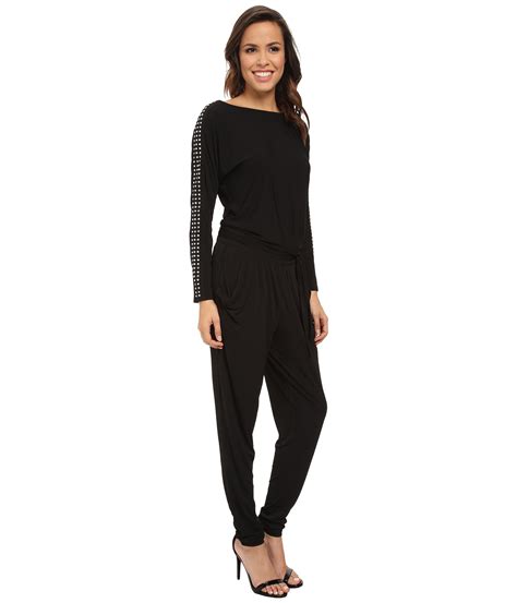 jumpsuit michael kors|michael kors long sleeve jumpsuit.